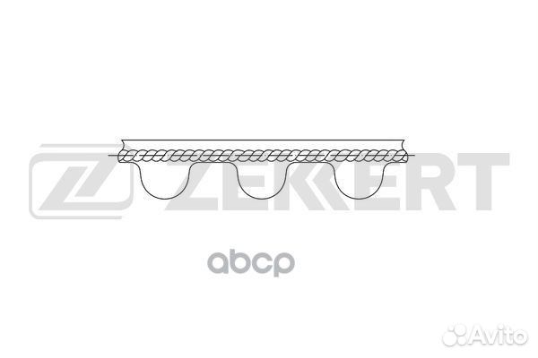 Ремень зубчатый грм Honda Civic VII 01- Stream