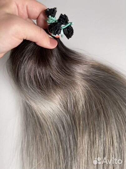 Волосы для наращивания на капсулах б/у