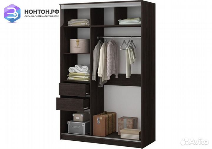 Шкаф-купе Аврора венге