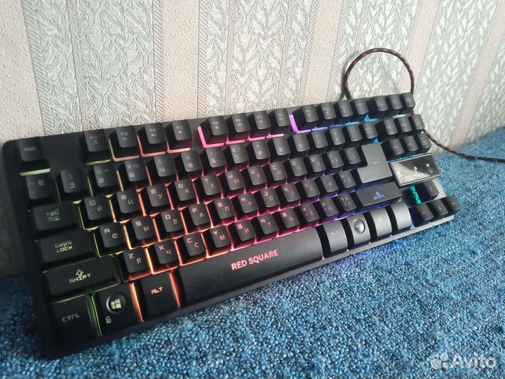 Клавиатура RED square tesla TKL RGB