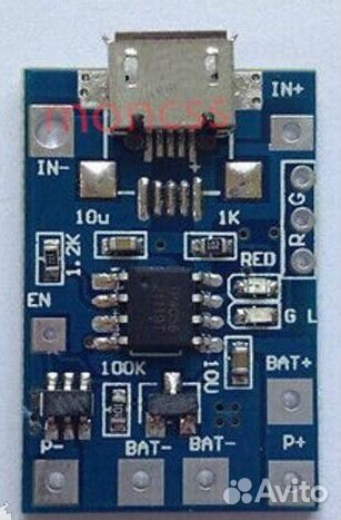 Зарядный модуль с защитой для Li-Io