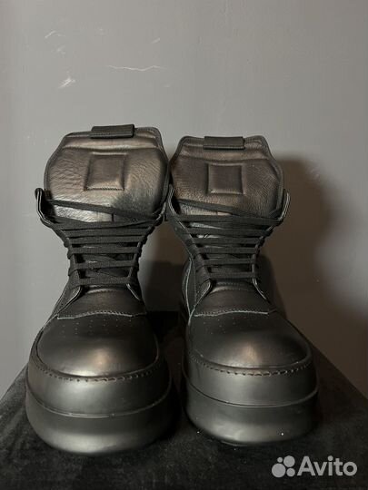 Rick owens geobasket double bumper black шоурум