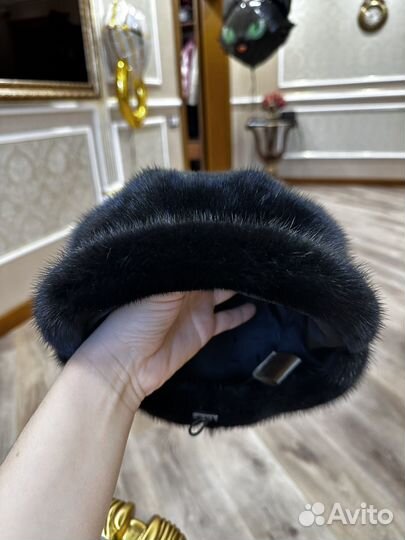 Шапка норковая женская