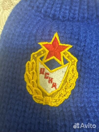 Вязанные варежки цска