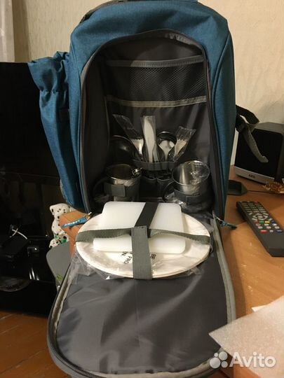 Рюкзак для пикника и набор для барбекю