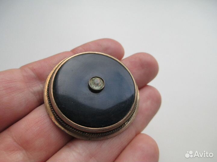 Серебряная Брошь СССР 875 Проба Молотобоец