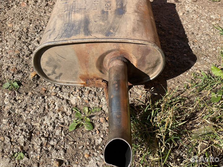 Банка глушителя задняя часть киа спектра