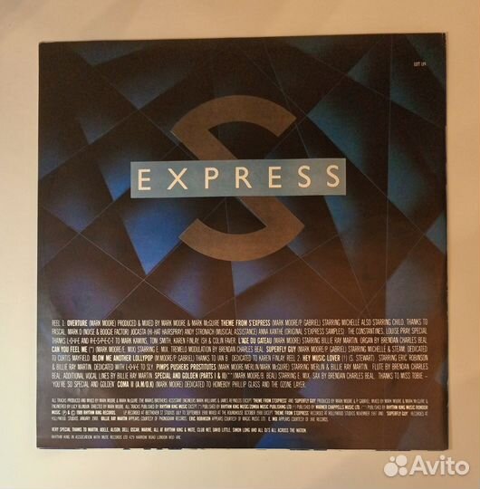 LP S'Express – Original Soundtrack/ UK 1989