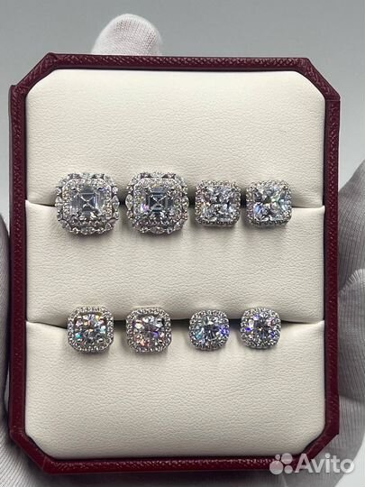 Серьги пусеты graff