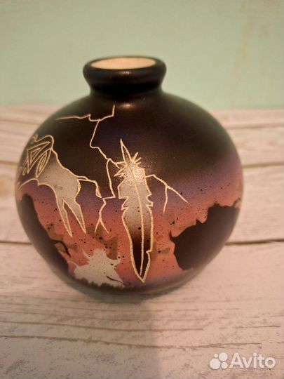 Ваза керамика работа американских индейцев