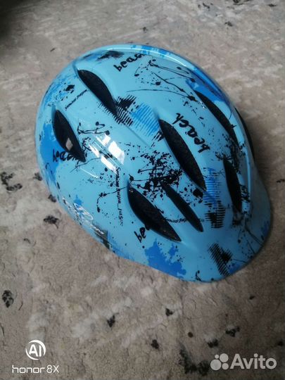 Шлем детский с подсветкой легкий