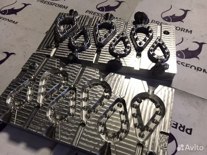 Форма чпу для литья грузил «Гриппа №1»