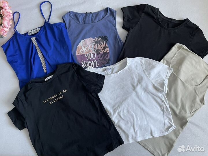 Вещи пакетом летние на девушку XS S