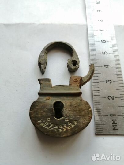 Замок Навесной Рыженкова Бронза