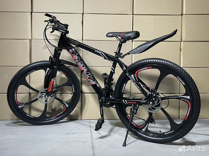 Велосипед на литых дисках