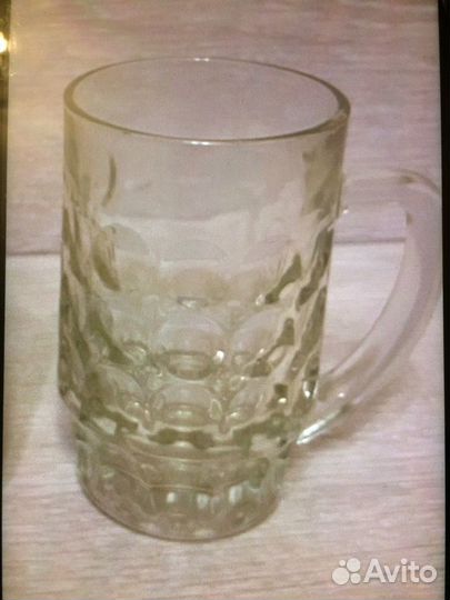 Кружки 2 шт, пивные бокалы чехословакия