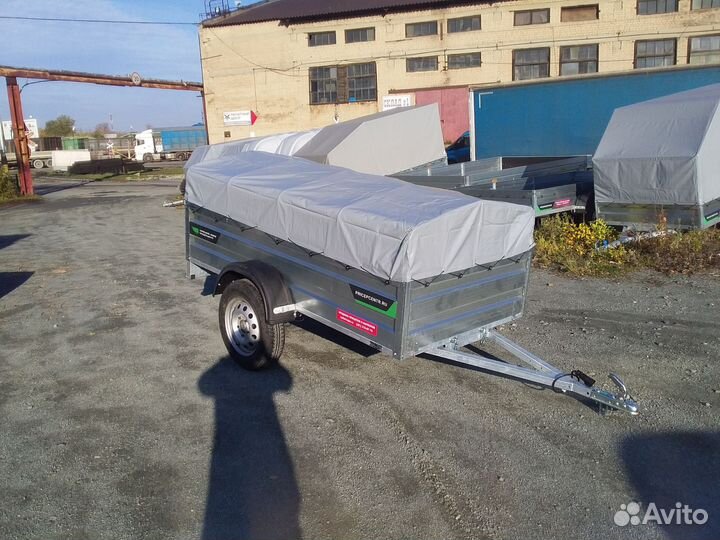 Прицеп легковой Титан 2513-05 (2.5*1.3*0.5м) цинк