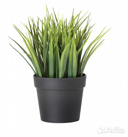 Искусственное растение в горшке икеа фейка