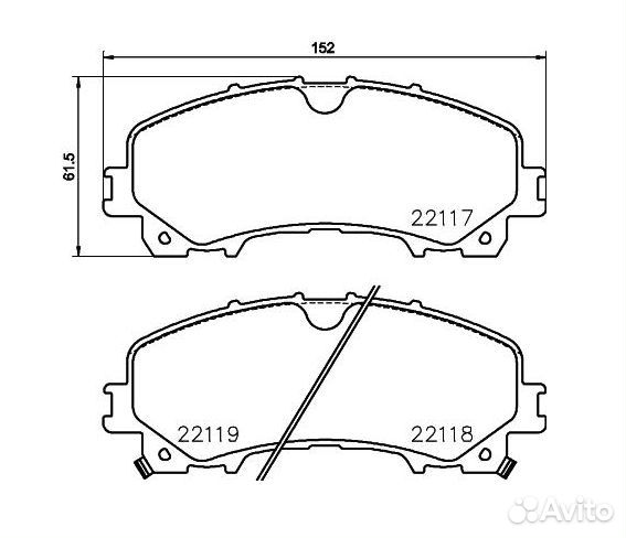 Колодки тормозные nissan infiniti renault koleos Q