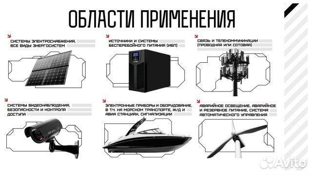 Акб AGM (vrla) ибп UPS Буферный leoch