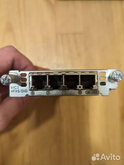 Модуль телефонии cisco VİC3-4FXS/DİD