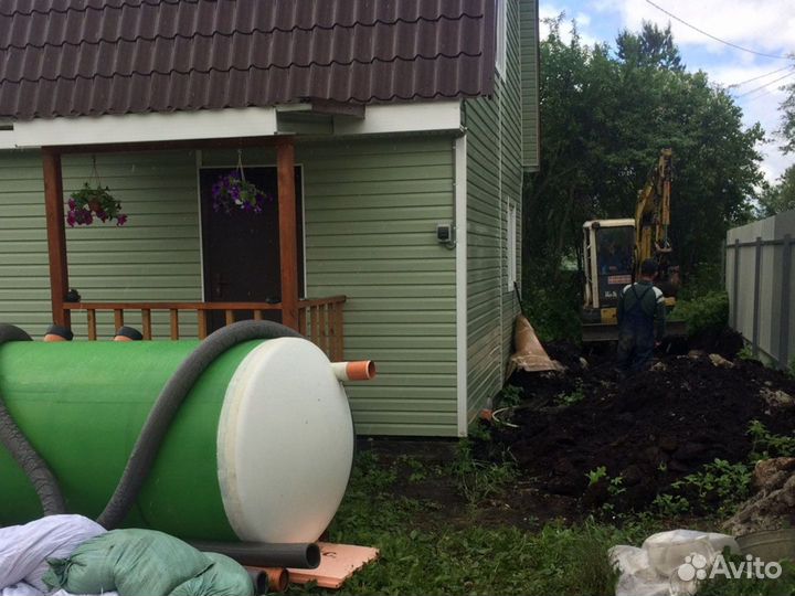 Септик эко Green 4 переливной