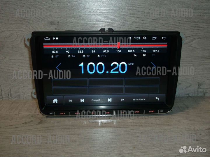 Магнитола 2DIN Volkswagen Android 2/32 GPS WiFi