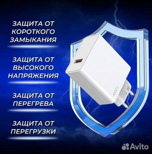 Быстрое зарядное устройство Xiaomi 120W