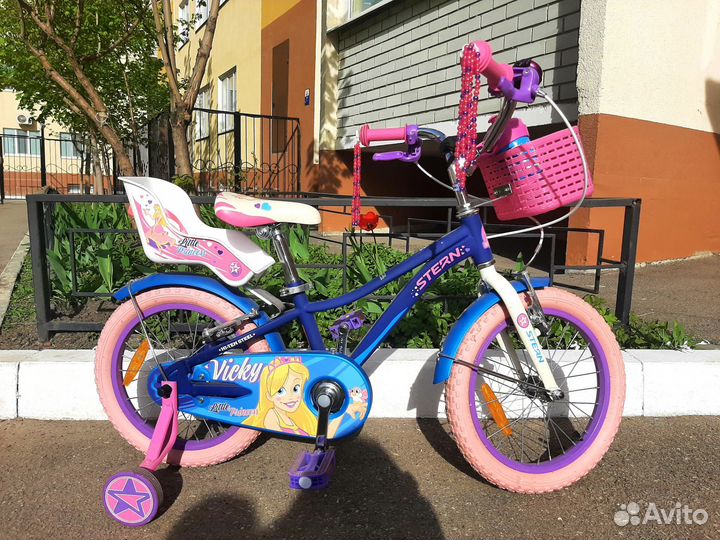 Велосипед stern для девочки колеса 16