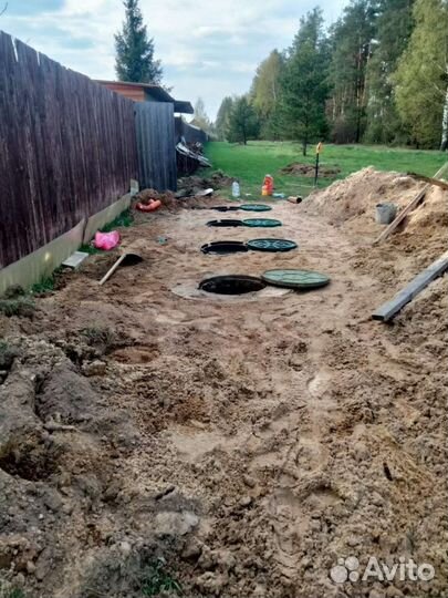 Септик из бетонных колец