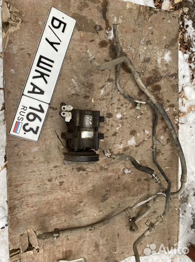 Компрессор кондиционера Kia clarus