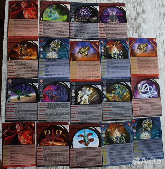 Бакуган карточки