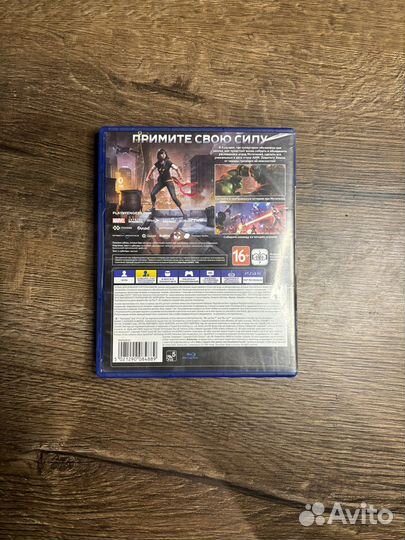 Marvel Avengers диск с игрой для PS4