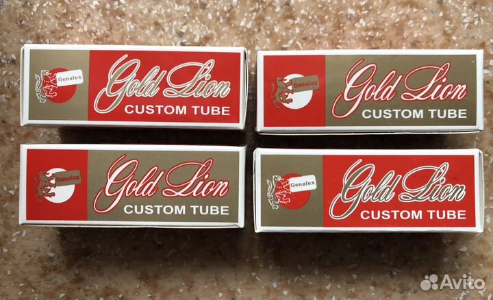 Радиолампы 12ax7 «gold lion”