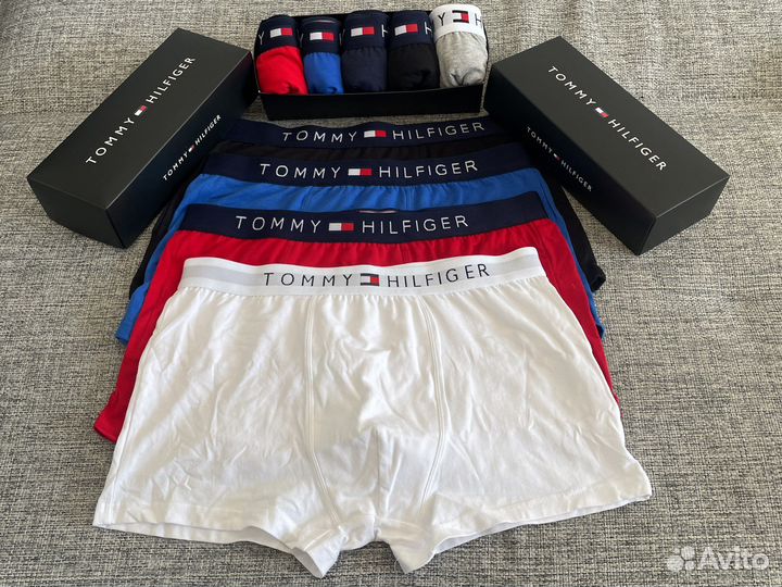 Трусы мужские боксеры tommy hilfiger 10 шт