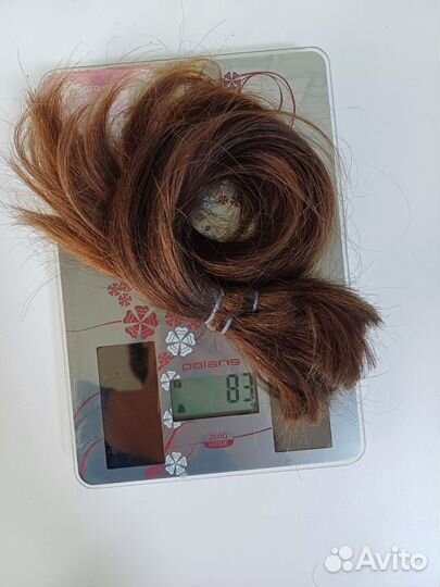 Волосы для наращивания 40 см русый