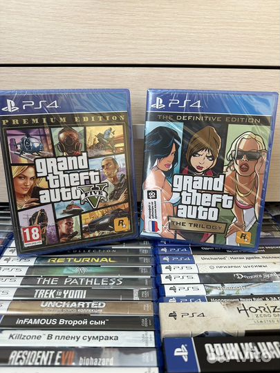 GTA 5 / GTA: the trilogy - новый (PS4)