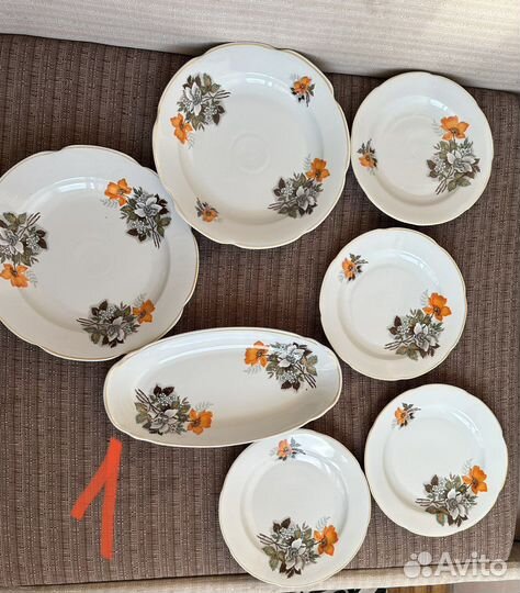 Фарфоровые тарелки СССР