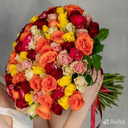 101 роза букет доставка по Рязани и области