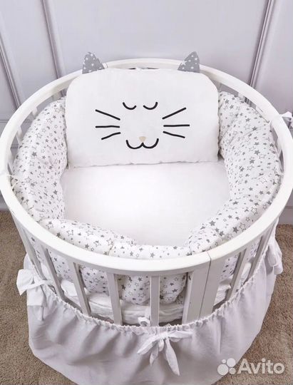 Бортики в детскую кроватку новые