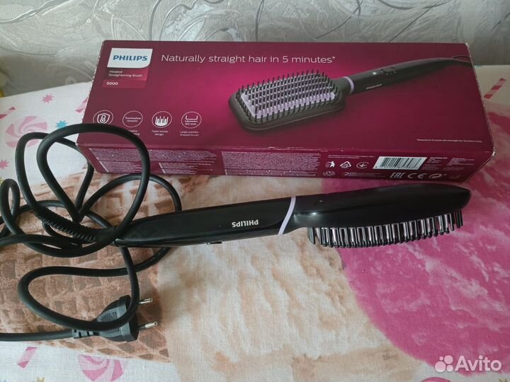 Расческа выпрямитель philips