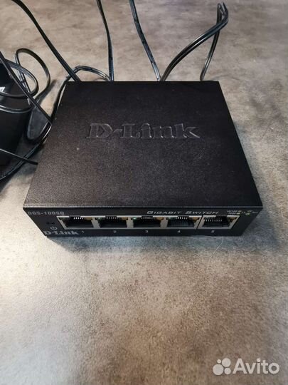 Коммутатор 1Гбит 5 портовый D-link DGS-1005D
