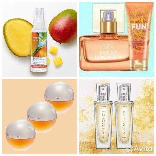 Attraction Духи парные мужские и женские avon