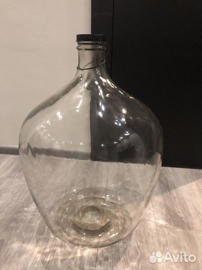 Бутыль стекляный 50 литров