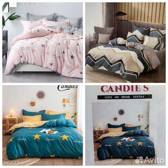 Комплекты постельного белья 1,5ка,2ка,евро,семейн