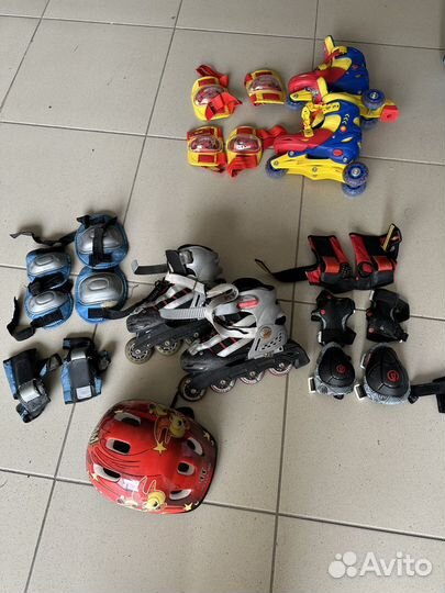 Роликовые коньки детские раздвижные