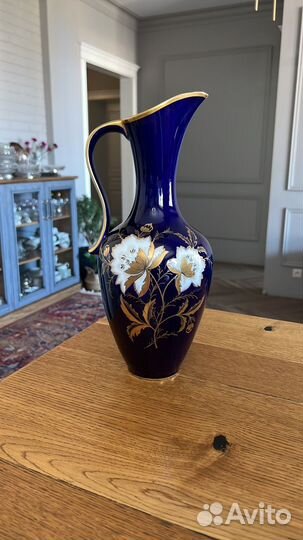 Ваза кобальт, кувшин линднер