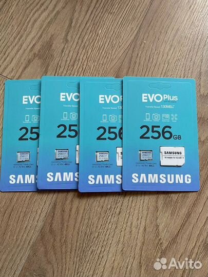 Новая Карта памяти MicroSD Samsung 256 GB EVO plus