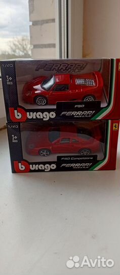 Машина коллеционная, модель, Ferrari F40, F50