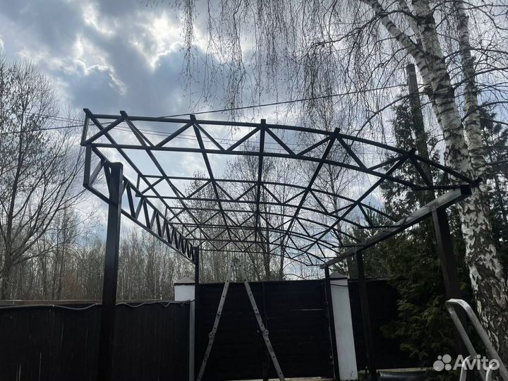 Навес односкатный